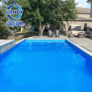Landy Swimming Pool Liner Pvc Roll Hot Melt Welding Modern Style Custom Patterns Anti Slip Waterproof - Product Image 5