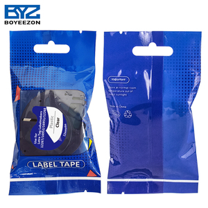 Cinta de Etiquetas Térmicas <span class=keywords><strong>Dymo</strong></span> LetraTag Compatible de Buena Calidad, Plástico 16951, Negro sobre Transparente, 12mm*4m, para Impresora de Etiquetas - Product Image 3