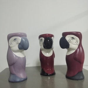 Mug Tiki coloré en forme de perroquet, tasse à cocktail hawaïenne en céramique - 16 oz, vos tasses préférées sur le thème <span class=keywords><strong>tropical</strong></span> pour les cocktails - Product Image 6