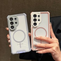 Étui de téléphone magnétique 2 en 1 personnalisé avec logo d'usine pour Samsung Galaxy S26 Ultra S25 Ultra, coque arrière robuste anti-chute