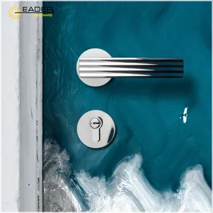 EADER [ocean] Европейский стандарт, бесшумный дверной замок, яркий хром, современный дизайн, простая специальная дверная ручка