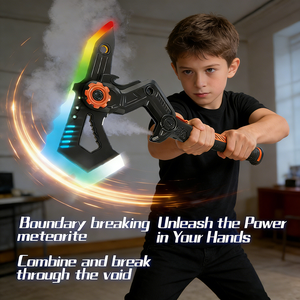 Épée et hache à double transformation lumineuses, jouet de combat pour garçons, <span class=keywords><strong>sabre</strong></span> laser cool - Product Image 1