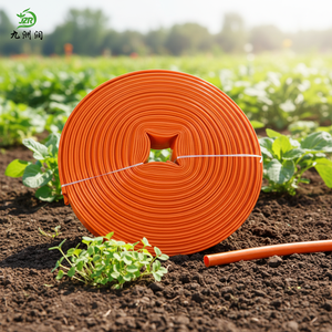 Tuyau plat en PVC léger, facile à enrouler et à ranger pour l'<span class=keywords><strong>irrigation</strong></span> agricole et le jardinage - Product Image 1