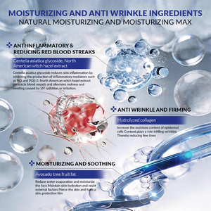 Échantillons gratuits Crème de soin de la peau à la niacinamide, marque privée, éclaircissante, anti-taches, <span class=keywords><strong>correcteur</strong></span> de rides, crème de beauté pour le visage - Product Image 5