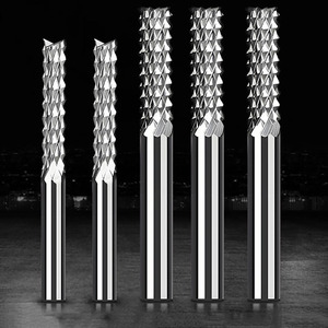 Fresa de Carburo Sólido con Dientes de Maíz de 3.175mm para Router CNC, para PCB, Fibra de Carbono y Tablero Epoxi - Product Image 4
