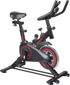 <span class=keywords><strong>Vélo</strong></span> d'appartement magnétique en acier et aluminium pour le cyclisme intérieur, système de transmission par courroie, idéal pour la remise en forme à domicile et la salle de sport - Product Image 6