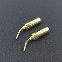 Konektor Audio HiFi Logam Berlapis Emas ABCCABLS, Terminal Colokan Pisang/Spade Fork untuk Amplifier dan Kabinet Speaker