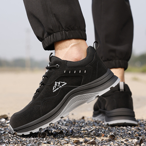 Nuove Scarpe da <span class=keywords><strong>Lavoro</strong></span> Quattro Stagioni Antiurto Antiperforazione Comode Scarpe di Sicurezza con Punta in Acciaio Resistenti all'Usura per Cantieri Edili - Product Image 4