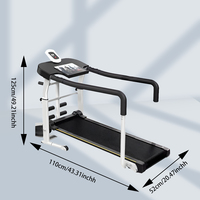 Tapis de course pliable mécanique sans électricité pour la maison, la salle de sport et l'entraînement commercial