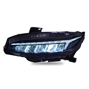 Luci per Auto per Civic X 10th 2016-2021 LED Auto Hatchback Sedan fari aggiornamento gruppo Dragon Wing Design accessori per lampade