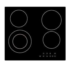 Appareils électroménagers intelligents, plaque de cuisson en céramique de 60 cm (24 pouces) avec 4 brûleurs, cuisinière électrique tactile - Product Image 3