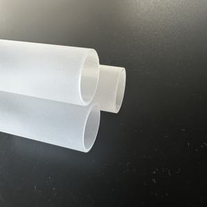 Tubos de Vidro de Quartzo Opaco Fosco de Alta Precisão 99,99% Puro com Diâmetro Pequeno e Serviços de Dobragem e Soldagem - Product Image 5