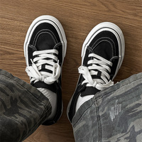 Chaussures personnalisées à bout rond en toile, chaussures de sport décontractées pour étudiants, baskets respirantes polyvalentes pour hommes