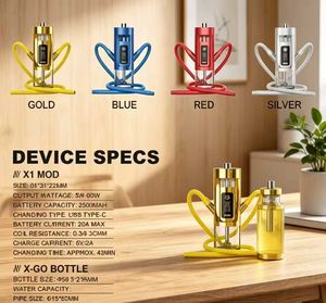 Copa de Hookah Eléctrica Portátil con LED, Set de Accesorios para Fumar, Hookah de Viaje de Acero Inoxidable 316 para Bar o Regalo - Product Image 3