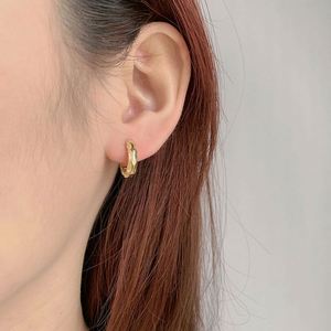 Pendientes de Aro Circulares de Plata de Ley 925 con Baño de Rodio, Modernos y Elegantes, para Mujer, Regalo de Boda - Product Image 5