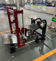 Machine de poussée de hanche de pont de fessier chargée par plaque Développeur de jambon de fessier assis pour l'étirement de la hanche Augmenter la taille du fessier