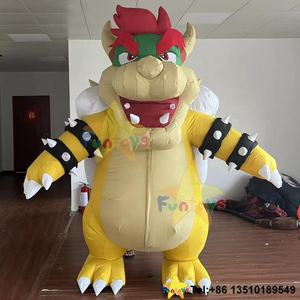 Funtoys ชุดคอสเพลย์ไดโนเสาร์สำหรับผู้ใหญ่เครื่องแต่งกายมาสคอตลายมังกรเฟอร์นิเกอร์ปีสัตว์ - Product Image 3