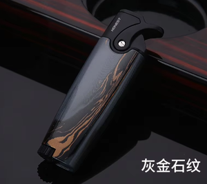 Mini encendedor portátil con logotipo personalizado, llama azul, resistente al viento y ajustable para cigarrillos y cigarros, recargable - Product Image 2