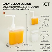 Pompe distributrice de sirop de qualité alimentaire avec conteneur de grande capacité pour la préparation de boissons dans les restaurants commerciaux