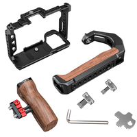 Usinage CNC de haute précision pour l'usinage d'alliages d'aluminium et d'acier inoxydable, accessoires de cage de caméra, poignée latérale rapide