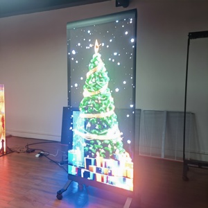Very Easy to Install High Brightness Holographic Invisible Transparent Led Screen 4000nitsO <b>Display</b> Advertising Digital Signage - Product Image 1