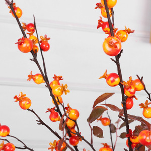JWG2027 Frutos Artificiales Rojos, Flores de Plástico para Decoración del Hogar, Celebraciones y Festivales - Product Image 2