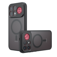 Étui de téléphone magnétique pour Xiaomi Poco F9 Ultra, translucide mat, anti-rayures, TPU+PC, coques arrière antichoc pour Redmi K100 Pro Max