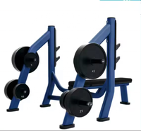 Équipement de gymnastique commerciale barre d'haltères fixes ensemble d'haltères de stockage poids gratuit Machine poignée cadre support d'haltères pour salle de sport