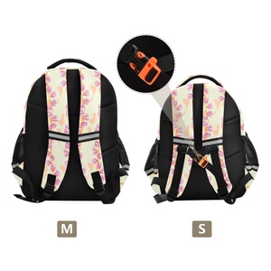 Pink Puakenikeni Flower Casual Fashion <b>Backpack</b> Supports LOGO Print School Large <b>Children</b> Computer School Bags for Kids - Product Image 3