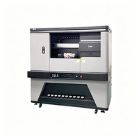 Nouvelle imprimante UV cylindrique Hanhuang avec têtes Ricoh Gen6, haute vitesse et précision pour tasses, verre, céramique, plastique et bouteilles d'eau