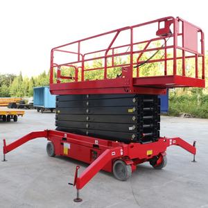 Plateforme élévatrice à ciseaux électrique de 16 m avec jambes télescopiques et télécommande - Product Image 4