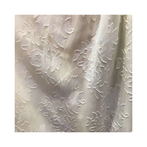 Bán nóng của tinh tế Jacquard <span class=keywords><strong>chiffon</strong></span> 3D Hoa Mẫu thân thiện với da cảm thấy của phụ nữ Ăn mặc - Product Image 1