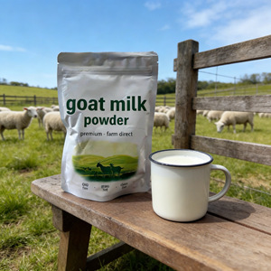 Latte di Capra in Polvere Naturale all'Ingrosso, Ricco di Proteine e Calcio & Probiotici, Latte di Capra in Polvere 100% Puro per una Facile Digestione - Product Image 3