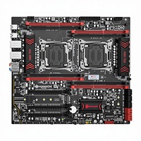 Motherboard Ganda New South China X99-T8D F8D DDR4 ATX Server Prosesor Intel E52696V4/2686V4/29696V3 Empat Kanal