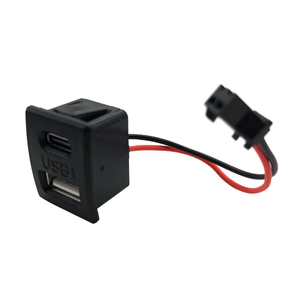 Hai lớp Snap trong loại C + USB một ổ cắm nữ sạc Ổ cắm với SM 2pin nối dây adapter - Product Image 3