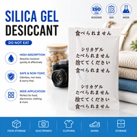 Sachets déshydratants en gel de silice personnalisés pour la vente en gros industrielle ; Sacs absorbants l'humidité écologiques avec impression japonaise, marque Liyou