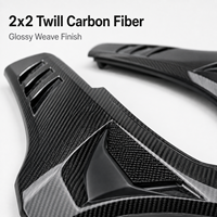 En gros Garniture de garde-boue latérale aérodynamique 3K Twill Brillant Légère Rigide Premium pour l'extérieur de véhicules automobiles