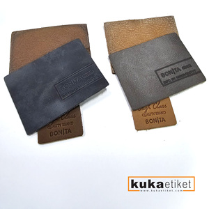 Étiquettes de vêtements en cuir lavables par presse à chaud personnalisées pour vêtements et accessoires - Product Image 4