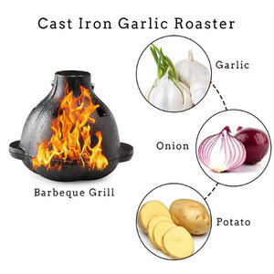 Bbq Tools <span class=keywords><strong>Asador</strong></span> <span class=keywords><strong>de</strong></span> ajo <span class=keywords><strong>de</strong></span> <span class=keywords><strong>hierro</strong></span> fundido con cebolla presazonada - Product Image 6