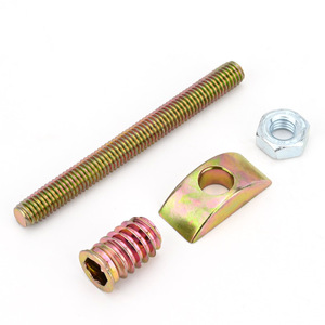 Conector Cuatro en Uno Hw M8, Tornillo para Muebles, para Ensamblaje de Camas, Soporte para Muebles Modulares - Product Image 2