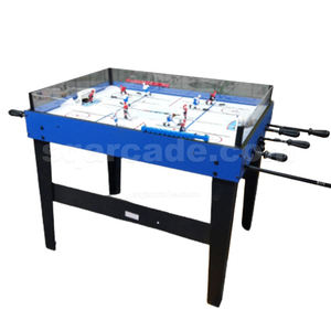Jouets de sport de bureau interactifs d'intérieur en bois Jeux de table de hockey sur glace pour enfants - Product Image 6