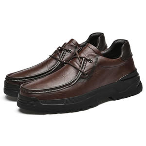 Zapatos de Hombre de Lujo de Diseñador, Marca Personalizada HANMCE VALENTINA, de Cuero con Cordones, con Parches, Suela de Goma, Ligeros, Transpirables y Antideslizantes - Product Image 6