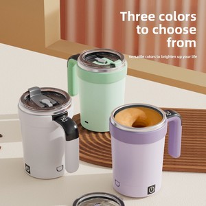 Vaso Mezclador Eléctrico Inteligente de 380 ml con Medición de Temperatura, Magnético, Automático, para Café, Leche, Batidos, Fitness, con Autoagitación al Vacío - Product Image 5