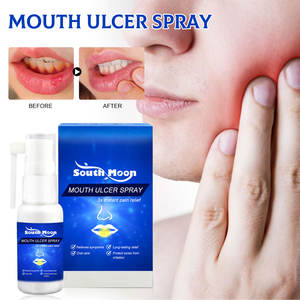 Spray buccal South Moon 30 ml pour soulager les aphtes, les ampoules parodontales, la mauvaise haleine, les douleurs gingivales, les douleurs buccales, les gonflements - Product Image 2