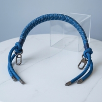 Poignée de sac nouée tendance 2026, sangle de sac tissée de luxe, poignée supérieure en macramé pour sacs à main pour femmes, poignée de remplacement en corde de créateur