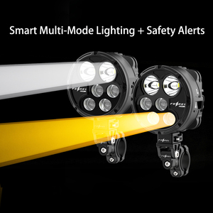 Nouveau Ferei IPX8 Étanche 12V 300W 23000lm LED Feux de brouillard auxiliaires jaunes pour <span class=keywords><strong>motos</strong></span>, bateaux, véhicules d'aventure - Product Image 3