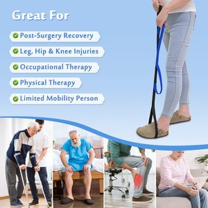 Rehabilitation Therapy Supplies Leg Lifter Assist Loop Bed Lifts Hand Strap Foot Loop Replacement Total Knee Equipment Hip - Product Image 4