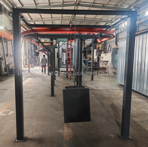 Linea Industriale di Verniciatura a Polvere Elettrostatica Changhe, Cabina di Spruzzatura Automatica, Forno di Polimerizzazione, Lamiera Zincata a Movimento Alternato Motorizzato - Product Image 6