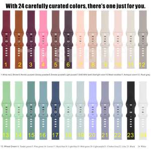 Correa de reloj de silicona de repuesto QuickFit para <span class=keywords><strong>Garmin</strong></span> <span class=keywords><strong>Venu</strong></span> <span class=keywords><strong>2S</strong></span> Universal Fit 20mm 22mm suave y duradera - Product Image 2