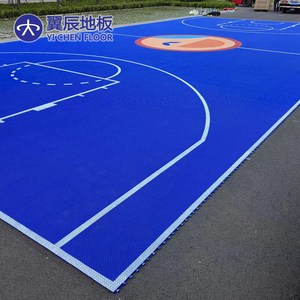 Dalles de sol en <span class=keywords><strong>plastique</strong></span> emboîtables pour terrain de basket extérieur, respectueuses de l'environnement - Product Image 4